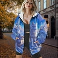 thumbnail image 5 of Garronmavis Cool Wolf Full Zip Up Hoodies for Women Fashionable Comfy Women Oversized Sweatshirts Comfortable Warm Long Sleeve Winter Fall Outfits Fashion Clothes, 5 of 7