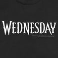 thumbnail image 2 of Men's Wednesday Simple Logo  Sweatshirt Black Small, 2 of 4