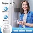 thumbnail image 4 of ICEPURE MSWF Refrigerator Water Filter Compatible with GE&Acirc;&reg; MSWF, SmartWater 101820A, 101821B, RWF1500A 3 PACK, 4 of 9