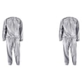 thumbnail image 1 of Sonducket Fitness Sauna Suit Exercise Gym Home Suit   Pants Hoodie Sweat Amarillo XXL 2piezas, 1 of 1