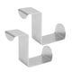 thumbnail image 4 of 6Pzs Gancho de la Puerta Trasera Percha de Ropa de Gabinete Cocina de Acero Inoxidable Percha de Almacenamiento de Casa de Organizador para Colgar Gancho de Plata, 4 of 5