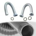 thumbnail image 4 of KDJ Sink Basin Water Drain Pipe Washbasin Double-end Extend Connection Hose For Bathroom Kitchen Downcomer Accessories, 4 of 10