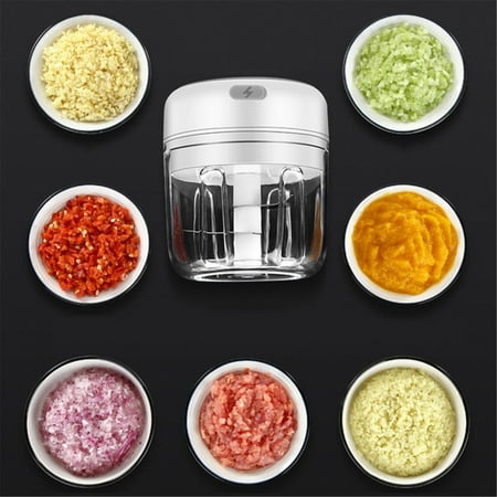 

Wireless Electric Garlic Machine Mini Food Garlic Vegetable Chopper Grinder Crusher Press For Meat Fruit Onion