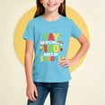 thumbnail image 4 of PWPSG Kids 100 Days of School Shirt Boys Girls Summer Short Sleeve Crewneck Tee Back to School Casual Short Sleeve Top 100th Day Smarter Print Tops Blue 5-6 Years, 4 of 5