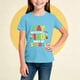 thumbnail image 4 of Blusas y camisas de manga corta con cuello redondo, moda de verano y primavera, para niños, cuello redondo, manga corta, temporada escolar, camiseta estampada, blusa de poliéster para niños, 4 of 5