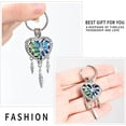 thumbnail image 4 of Dream Catcher Urn Keychain for Ashes Angel Wing Cremation Urn Pendant Necklace Hollow Dream Catcher Urn Keychain Keepsake Memorial Lockets, 4 of 7