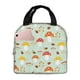 thumbnail image 1 of Easygdp Mushroom Bee Bolsa Térmica Premium - Tela Oxford Impermeable, Gran Capacidad, Bolsillo Frontal, Unisex para Trabajo, Escuela, Actividades al Aire Libre y Picnics, 1 of 8