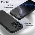 thumbnail image 5 of JETech Liquid Silicone Case for iPhone 16 Pro 6.3-Inch, Silky Soft Touch Full-Body Protective Phone Case, Anti-Scratch Shockproof Cover with Microfiber Lining (Black), 5 of 6