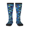 thumbnail image 2 of Picia Women Crew Soft Moisture-wicking Socks Hawaiian Style Pattern Design Cotton Socks, One Size fit All, 2 of 9