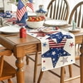 thumbnail image 5 of Sm:)e 4th of July Table Runner Stars Independence Day Patriotic Table Decoration Gifts Home Kitchen Dining Indoor Holiday Decor 13 x 72 Inch, 5 of 7