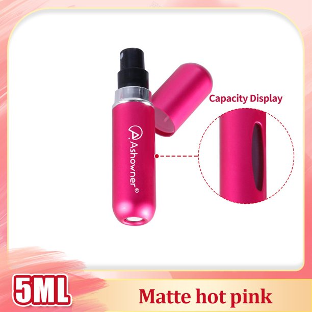Botella de Spray de Perfume de 5/8ml, Mini botella atomizadora de aluminio recargable portátil, contenedor, recarga de Perfume, herramienta cosmética de viaje Dengxun unisex