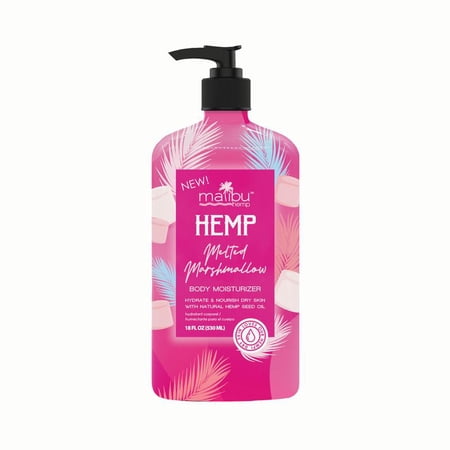 Malibu Hemp Melted Marshmallow Hemp Moisturizer, 18oz