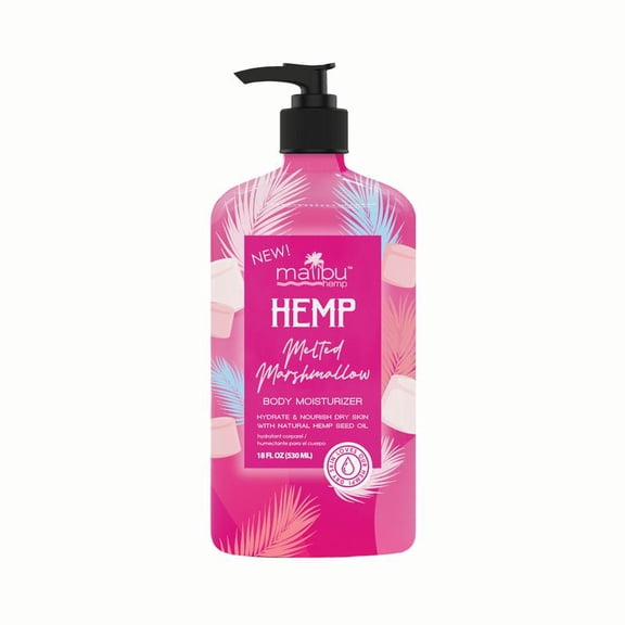 Malibu Hemp Melted Marshmallow Hemp Moisturizer, 18oz