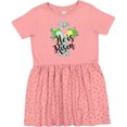 thumbnail image 3 of Inktastic He is Risen Floral Print Cross with Beautiful Flowers Girls Toddler Dress, 3 of 5