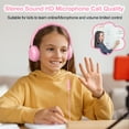 thumbnail image 6 of New Bee Kids Headphones with Microphone Wired Over-Ear Headphone with 85dB/94dB Volume Limited, 6 of 6