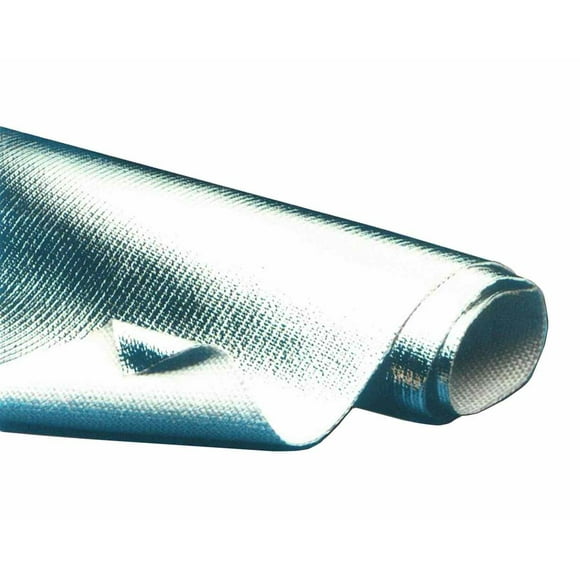 Thermo-Tec Matériau de Protection Thermique 14001 Barrière Thermique Aluminisée; Largeur de 40 Pouces X Longueur de 36 Pouces; 350 à 1200 Degrés Fahrenheit Maximum; Aluminisé; Silice