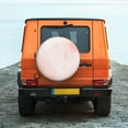 thumbnail image 6 of Naloa Pink Marble PVC Leather Spare Tire Wheel Cover for Car Truck SUV Camper Trailer Universal Fit many size14 inch, 6 of 6