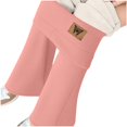 thumbnail image 4 of Fleece Lined Pants Women Winter Thermal Sherpa Warm Flare Leggings Comfy Soft High Waisted Yoga Pants with Pockets, 4 of 8