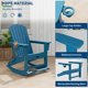thumbnail image 4 of Yeshouse  Sillas Adirondack plegables, mecedora de exterior de HDPE resistente a la intemperie con otomana retráctil, asientos Adirondack para patio, terraza o espacios al aire libre, 4 of 7