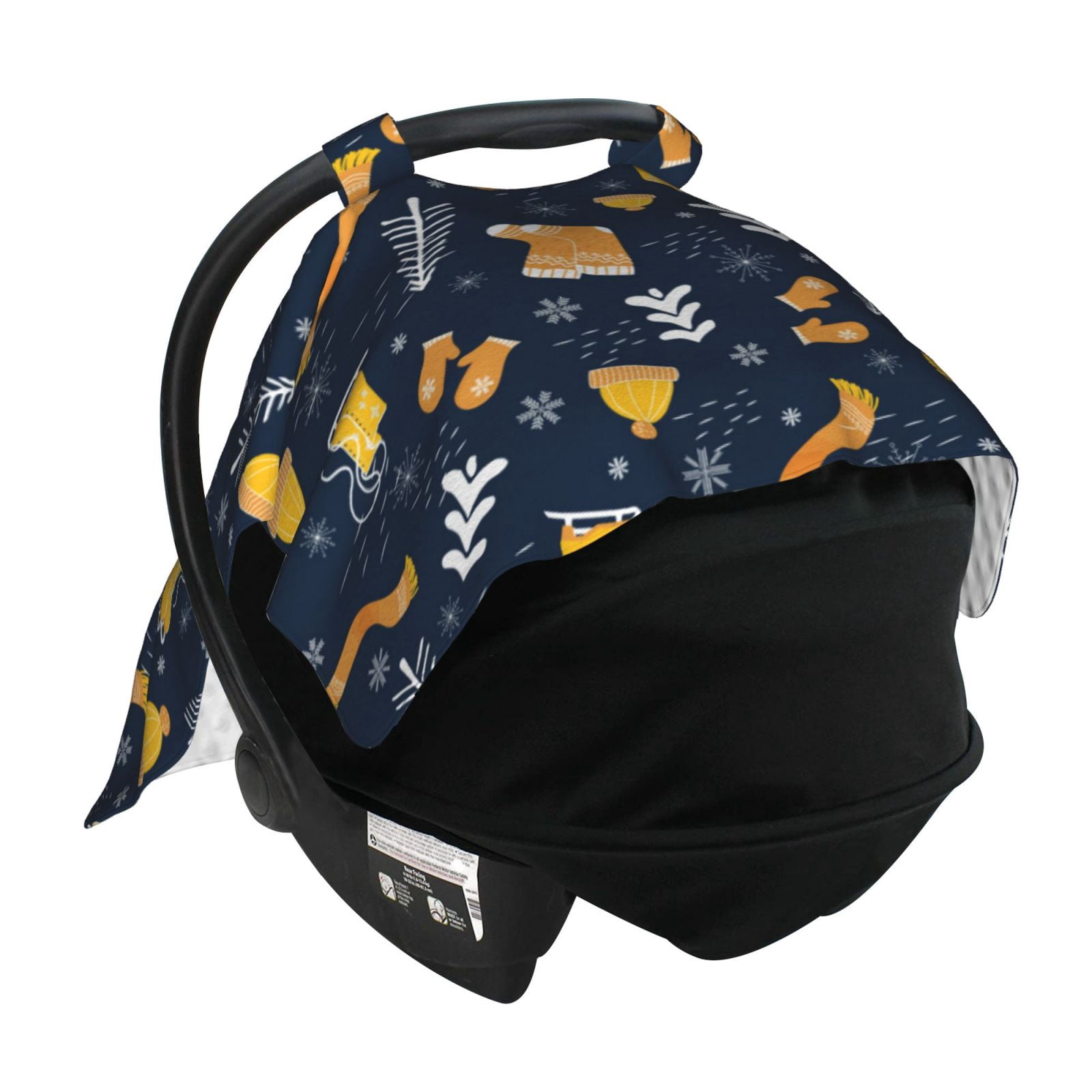 Car Seat Cover Baby - Scarf Ski Shoes sock Breathable Infant Car Seat Cover for Baby Carseat, Lightweight Comfort Baby Essentials Must Haves Newborn Stuff for Girl Boy