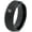 Black Bevel Tungsten, variant on Tungsten Blue Gamer Thin Grey Ring Unique Gifts Mourning Jewelry 40th Birthday Gift for Man