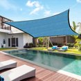 thumbnail image 2 of Muyoka Toldo para el sol Rectángulo al aire libre Vela de sombra con cuerda de 8 m Plástico no tejido duradero Toldo para el sol Accesorios de jardín para patio Piscina en el patio trasero Actividades Muyoka Hogar, 2 of 7