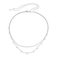 thumbnail image 1 of Waist Chain Double Layers Full Luster Dress-up Belly Belt Waist Chain Accessories for Daily Wear, 1 of 8