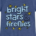 thumbnail image 3 of Instant Message - Bright Stars And Fireflies - Toddler & Youth Girls Short Sleeve Graphic T-Shirt, 3 of 6
