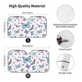 thumbnail image 3 of XMXY Car Sun Shade Windshield, Multicolor Spring Butterflies Automotive Front Window Sun Visor for Cars SUV Trucks, Medium Size, 3 of 8