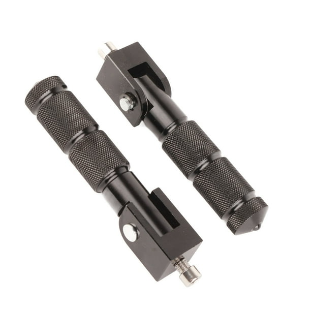 Pedales de Aluminio para Motocicleta, Coche Eléctrico, 8 mm, Varilla de Soporte Plegable Universal de 90 Grados, Adecuada para Aprilia