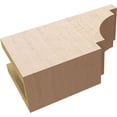 thumbnail image 6 of Ekena Millwork 4"W x 6"H x 12"L Mediterranean Woodgrain TimberThane Rafter Tail, Primed Tan, 6 of 6
