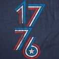 thumbnail image 2 of Mens 1776 Stripes Funny T Shirt Awesome Fourth Of July Graphic Tee for Men Graphic Tees, 2 of 9