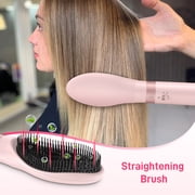 RACCOMB Dual Voltage Hair Styler 5-in-1 High-Speed Dryer Brush with Negative Ion Technology, Pink