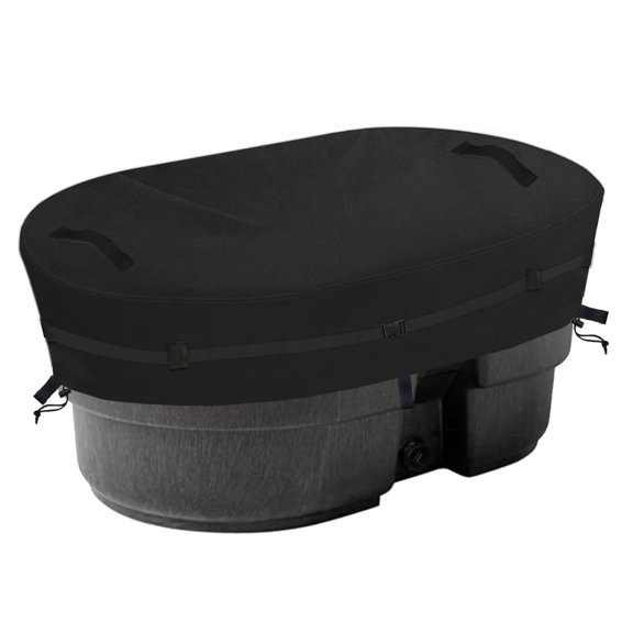 Che Yi Bao 150-Gallon Stock Tank Cover, 600D Waterproof Dust-Proof Anti-UV Cover for Ice Bath, Horse Trough & Farm Water Tank