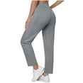 thumbnail image 6 of Womens Golf Workout Pants Casual Travel Pants Stretch Golf Pants Cropped Pants Casual Sports Pants Size S-3XL, 6 of 9