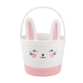 thumbnail image 3 of CoreLiving Mini Woven Easter Basket Set with Handles for Baby Bunny Shaped Basket for Girls Boys Easter Egg Collection Spring Decoration Gift Holder, 3 of 9