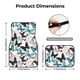 thumbnail image 5 of Fotbe Butterfly Juego de 4 Tapetes para Auto con Estampado – Alfombrillas de Goma Reforzada, Diseño Antideslizante, Protección para Todo el Año – Vehículos, Autos, Camionetas y SUVs, 5 of 7