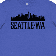 thumbnail image 4 of Inktastic Seattle Washington City Skyline Youth T-Shirt, 4 of 5