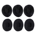 thumbnail image 1 of Cubiertas De Auriculares, Almohadillas De Oído De Terciopelo De 60 Mm, Almohadillas Para La Oreja De Reemplazo De Auriculares Con Espuma De Memoria Para ATH-ES55 ATH-SJ1,, 1 of 7