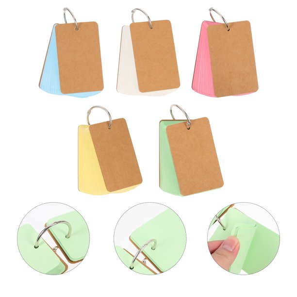 unbranded 5Ud Notas Portátiles En Multicolor Para Escritura Y Planificación Creativa Escolar