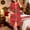 Multicolor, variant on FDGIU Women's Christmas Nightgown Long Sleeve - Zip Up Crewneck Oversized Pajamas with Pockets, Loose Holiday Sleepwear & Loungewear (Xmas Tree/Reindeer/Snowflake Print)