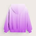 thumbnail image 6 of SERTG Kids Winter Top Gradient Glitter Casual Printed Hoodie Long Sleeves with Pockets Hoodie Top for Children 4-14 Years(Purple,7 Years), 6 of 9