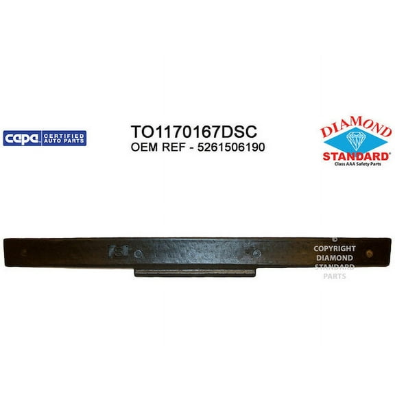 Rear Bumper Impact Absorber - Compatible with 2018 - 2023 Toyota Camry 2019 2020 2021 2022