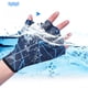 thumbnail image 3 of 2x aletas de mano para nadar aletas guantes palmeados para los dedos guantes para deportes acuáticos de remo Hugtrwg  Para estrenar, 3 of 7