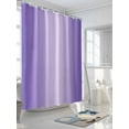 thumbnail image 3 of Ombre Shower Curtain, Violet Purple Gradient Waterproof Shower Curtain Set with 12 Hooks Lightweight Washable Fabric Shower Curtains for Bathroom 72x78 Inches, 3 of 6
