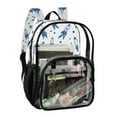 thumbnail image 5 of ALAZA Clear Backpack Rockets PVC Transparent BookBag, 5 of 7