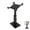 Black, variant on 360 Degree Rotating Security Tablets Kiosk Stand Adjustable 8.3" 13.4" Height Steel Base For 9.7" 13" Retail POS Systems