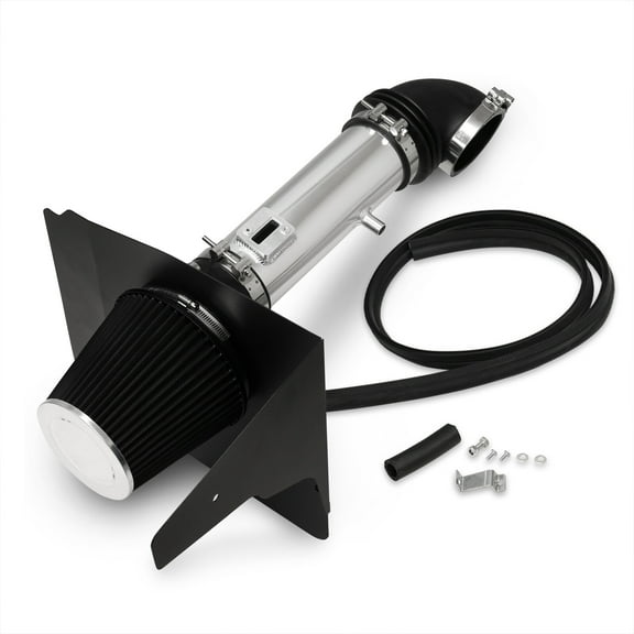 AJP Distributors Cold Air Short Ram Intake CAI Induction System Polish Aluminum Pipe Heat Shield Filter Compatible/Replacement For Chevrolet Chevy Camaro V6 3.6L LS LT 2012 2013 2014 2015 12 13 14 15