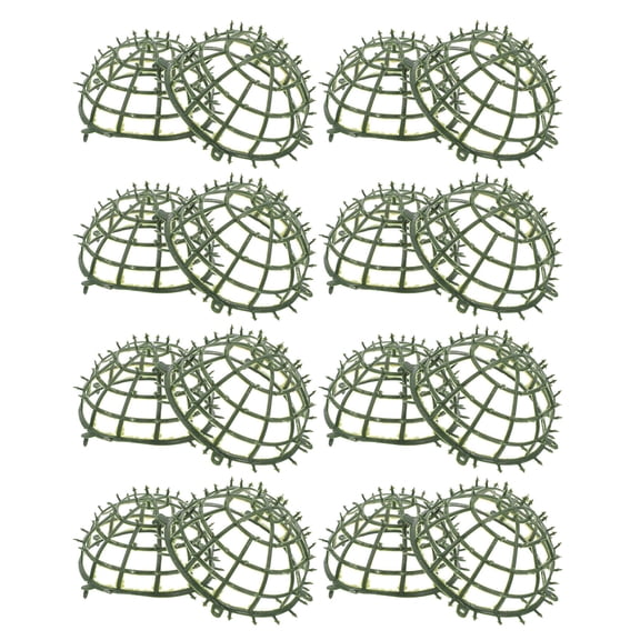 IMIKEYA 10cm Decorative Grass Rack Plastic Flower Display Plant Support 8 Pieces