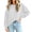 Light Gray#70823HH, variant on Hearthz Oversized Crewneck Sweatshirt Women Solid Color Drop Shoulder Long Sleeve Pullover Sweaters for Women Fall Winter Athletic Workout Women Sweatshirts White S